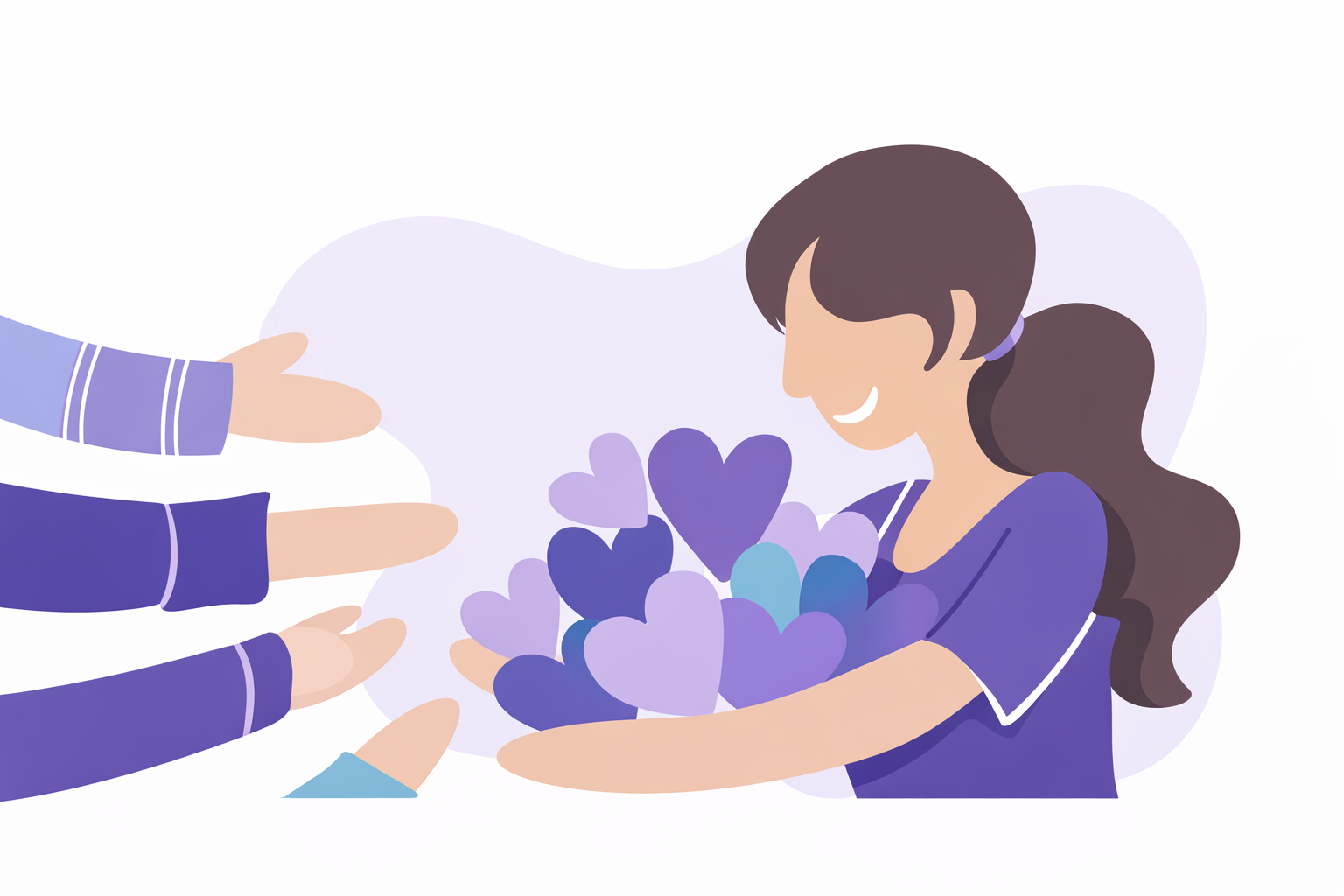 دعم الأهل والأصدقاء